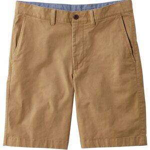 Express Men’s Flat Front Chino Shorts Khaki Tan Classic Fit Size 30